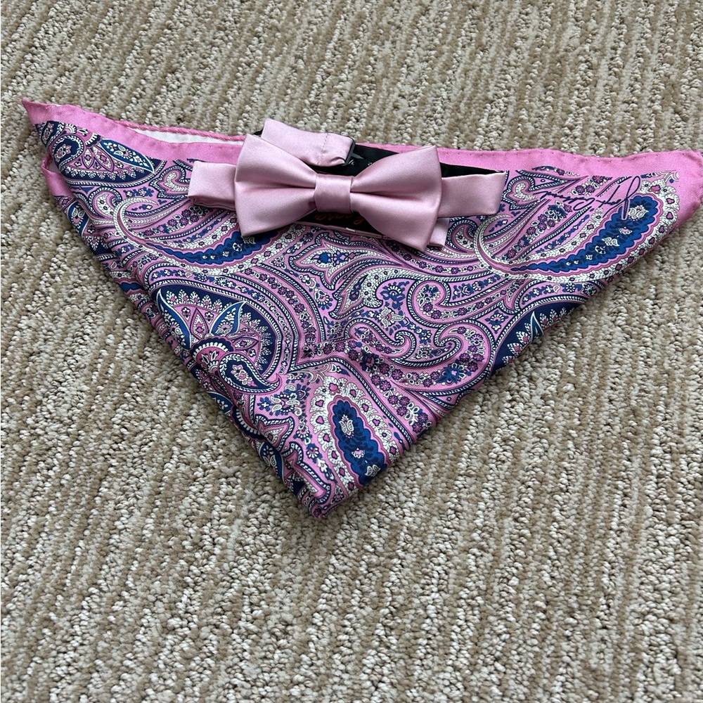 Pock square and bow tie